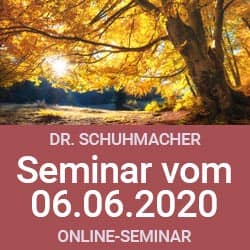 Seminar-Aufzeichnung - 06.06.2020 - Dr. Schuhmacher
